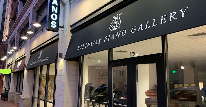 Steinway store front